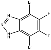 4,7-二溴-5,6-二氟-1H-苯并[D][1,2,3]三唑, 1593938-95-4, 结构式