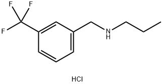 propyl({[3-(trifluoromethyl)phenyl]methyl})amine hydrochloride Structure