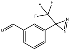 3-(3-(Trifluoromethyl)-3H-diazirin-3-yl)benzaldehyde Struktur