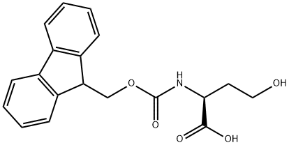 N-FMOC-DL-高丝氨酸, 161125-35-5, 结构式