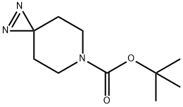 tert-butyl 1,2,6-triazaspiro[2.5]oct-1-ene-6-carboxylate Struktur