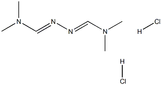 N'-((ジメチルアミノ)メチレン)-N,N-ジメチルホルモヒドラゾンアミド二塩酸塩 化学構造式