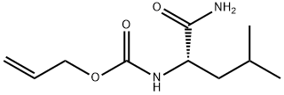 Carbamic acid, N-[(1S)-1-(aminocarbonyl)-3-methylbutyl]-, 2-propen-1-yl ester Struktur