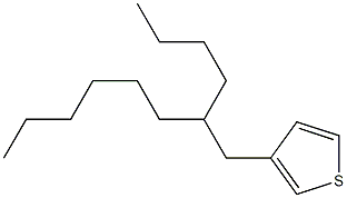 3-(2-Butyloctyl)thiophene Structure
