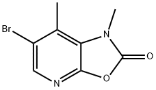 6-Bromo-1,7-dimethyl-1H-oxazolo[5,4-b]pyridin-2-one Structure