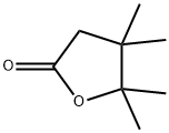 Dihydro-4,4,5,5-tetramethyl-2(3H)-furanone 化学構造式