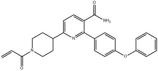 Orelabrutinib  化学構造式