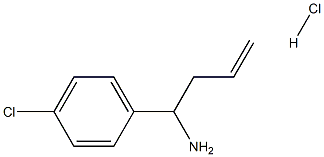 1-(4-CHLOROPHENYL)BUT-3-EN-1-AMINE HYDROCHLORIDE,1660986-85-5,结构式