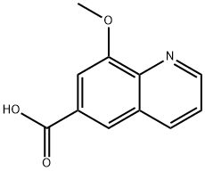 8-甲氧基喹啉-6-羧酸,1668584-26-6,结构式