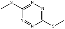 1,2,4,5-Tetrazine, 3,6-bis(methylthio)- 化学構造式