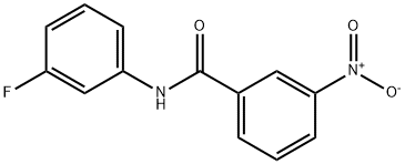 N-(3-Fluorophenyl)-3-nitrobenzamide, 97% 化学構造式