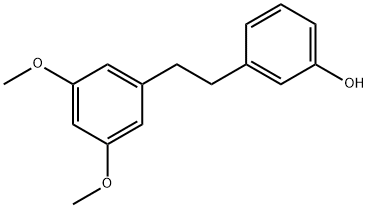 3,5-二甲氧基-3'-羟基联苄,168281-05-8,结构式