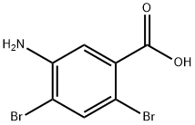 5-Amino-2,4-dibromo-benzoic acid,1687856-07-0,结构式