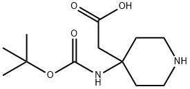 1695082-42-8 4-(Boc-amino)-4-piperidineacetic acid