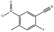 2-Fluoro-4-methyl-5-nitro-benzonitrile Struktur