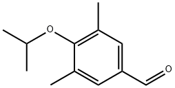 3,5-Dimethyl-4-(propan-2-yloxy)benzaldehyde 化学構造式