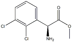 METHYL(2S)-2-AMINO-2-(2,3-DICHLOROPHENYL)ACETATE 化学構造式