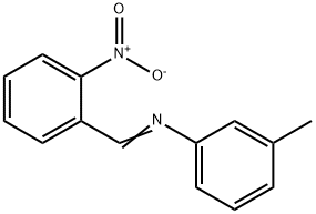 (3-methylphenyl)(2-nitrobenzylidene)amine 化学構造式