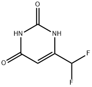 6-(二氟甲基)嘧啶-2,4(1H,3H)-二酮 结构式