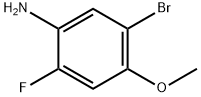 5-Bromo-2-fluoro-4-methoxy-phenylamine Structure