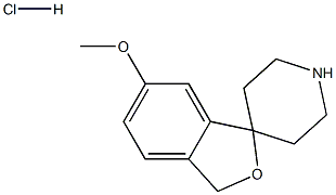 6-Methoxy-3H-spiro[2-benzofuran-1,4'-piperidine]hydrochloride Structure