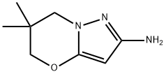 6,6-Dimethyl-6,7-dihydro-5H-pyrazolo[5,1-b][1,3]oxazin-2-amine Structure