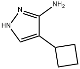 4-Cyclobutyl-1H-pyrazol-3-amine Structure