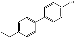4-(4-エチルフェニル)チオフェノール 化学構造式