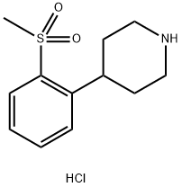 Piperidine, 4-[2-(methylsulfonyl)phenyl]-,171425-44-8,结构式