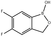 5,6-二氟-1,3-二氢-2,1-苯并氧硼杂环戊烷-1-醇 结构式