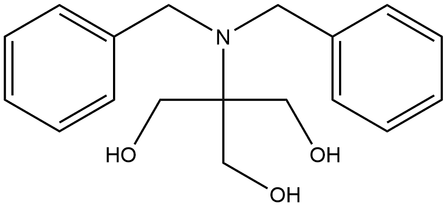 N,N-dibenzyl tris(hydroxymethyl)aminomethane Structure