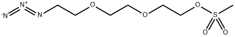 2-(2-(2-azidoethoxy)ethoxy)ethyl methanesulfonate Structure