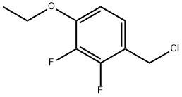 2,3-二氟-4-乙氧基苄氯,1771733-68-6,结构式