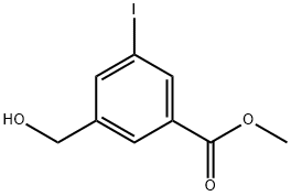 3-Hydroxymethyl-5-iodo-benzoic acid methyl ester|3-(羟甲基)-5-碘苯甲酸甲酯