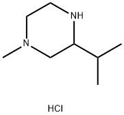 3-isopropyl-1-methylpiperazine dihydrochloride 结构式