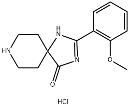 2-(2-Methoxyphenyl)-1,3,8-triazaspiro[4.5]dec-1-en-4-one hydrochloride