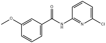 Benzamide, N-(6-chloro-2-pyridinyl)-3-methoxy- Structure