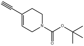 4-乙炔基-5,6-二氢吡啶-1(2H)-羧酸叔丁酯, 177984-28-0, 结构式