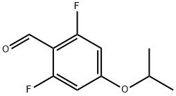 2,6-Difluoro-4-isopropyloxybenzaldehyde 结构式