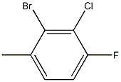 2-溴-3-氯-4-氟-1-甲基苯, 1783823-53-9, 结构式