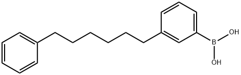 3-(Phenylhexyl)phenylboronic acid Structure