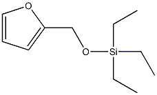 Silane, triethyl(2-furanylmethoxy)- Structure