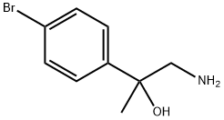 1-氨基-2-(4-溴苯基)丙-2-醇 结构式