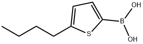 (5-丁基噻吩-2-基)硼酸 结构式