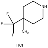 4-三氟甲基-哌啶-4-基胺二盐酸盐,1803560-89-5,结构式