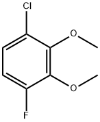 1-Chloro-2,3-dimethoxy-4-fluorobenzene Struktur