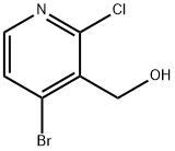(4-Bromo-2-chloropyridin-3-yl)methanol 化学構造式