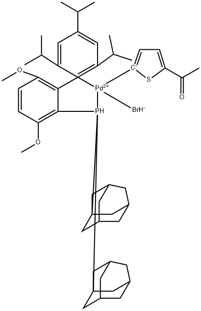 1805783-53-2 (5-乙酰基-2-噻吩基)[2-(二-1-金刚烷基膦)-3,6-二甲氧基-2',4',6'-三异丙基-1,1'-联苯]溴化钯(II)