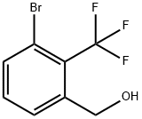 3-溴-2-(三氟甲基)苄醇 结构式