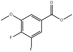 Methyl 3,4-difluoro-5-methoxybenzoate Struktur